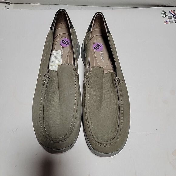 BARETRAPS Rebound Tech Brogan  Slip On Loafers Olive Green size 10.5 M Shoes - Picture 2 of 5